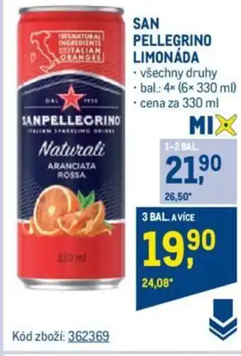 Makro SAN PELLEGRINO LIMONÁDA nabídka