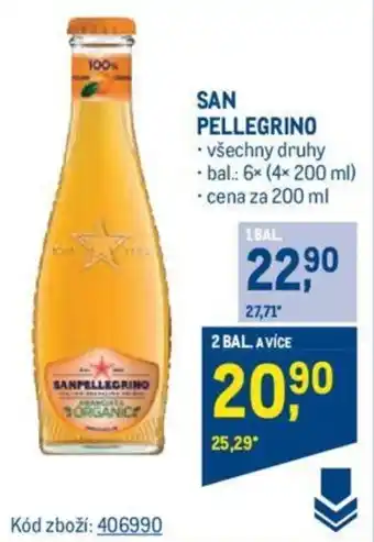 Makro SAN PELLEGRINO nabídka