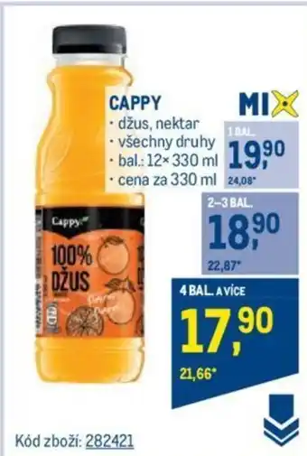 Makro CAPPY nabídka