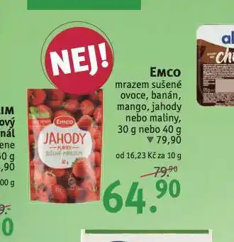 Rossmann Emco mrazem sušené ovoce nabídka