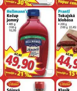 Norma Hellmann´s kečup jemný nabídka
