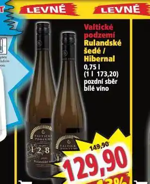 Norma Valtické pozdní rulandské šedé nabídka