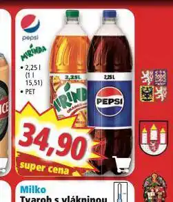 Norma Pepsi, mirinda nabídka