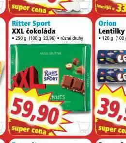 Norma Ritter sport xxl čokoláda nabídka