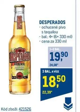 Makro DESPERADOS nabídka