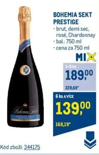 Makro BOHEMIA SEKT PRESTIGE nabídka