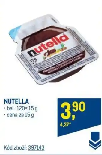 Makro NUTELLA nabídka