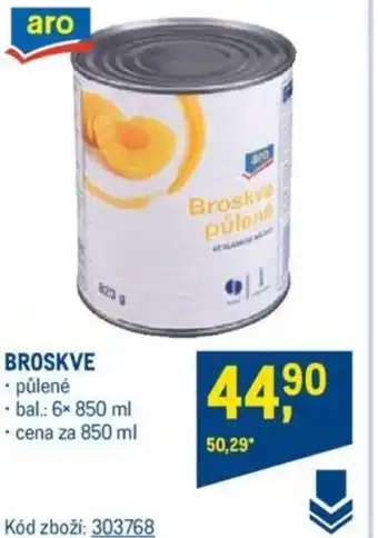 Makro BROSKVE nabídka