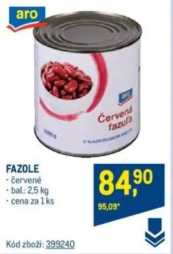 Makro FAZOLE nabídka