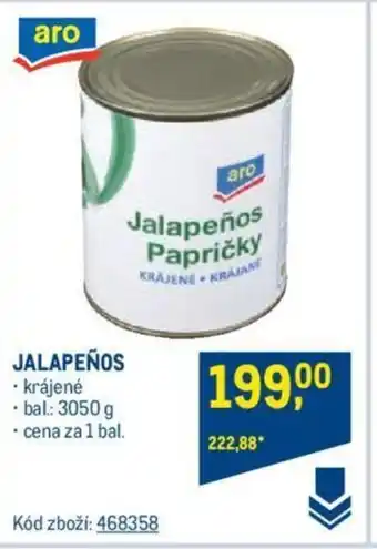 Makro JALAPEÑOS nabídka