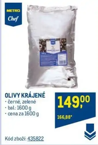 Makro OLIVY KRÁJENÉ nabídka