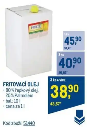 Makro FRITOVACÍ OLEJ nabídka