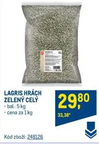 Makro LAGRIS HRÁCH ZELENÝ CELÝ nabídka