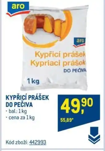 Makro KYPŘICÍ PRÁŠEK DO PEČIVA nabídka