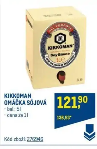 Makro KIKKOMAN OMÁČKA SÓJOVÁ nabídka