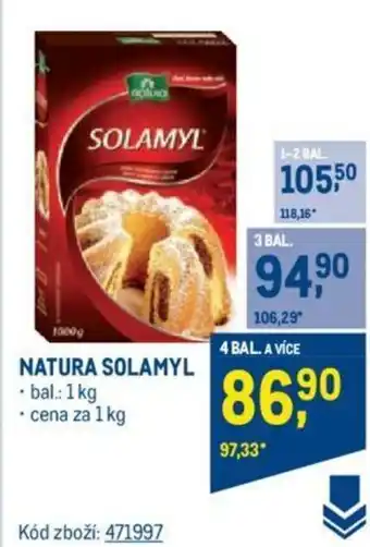 Makro NATURA SOLAMYL nabídka