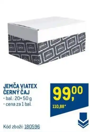 Makro JEMČA VIATEX CERNY CAJ nabídka