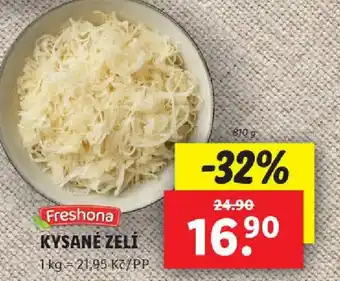 Lidl KYSANÉ ZELÍ nabídka