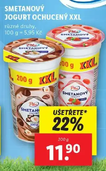 Lidl SMETANOVÝ JOGURT OCHUCENÝ XXL nabídka