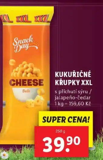 Lidl KUKUŘIČNÉ KRUPKY XXL nabídka