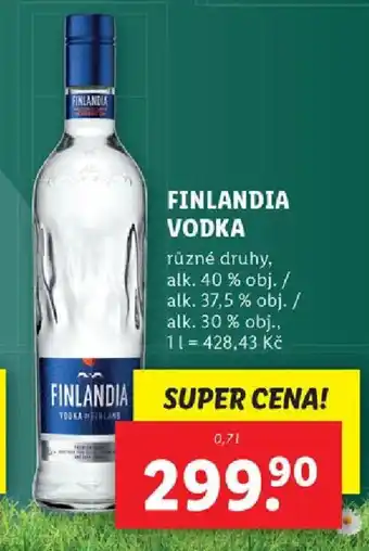 Lidl FINLANDIA VODKA 0.7L nabídka