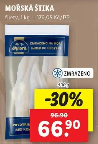 Lidl MOŘSKÁ ŠTIKA nabídka