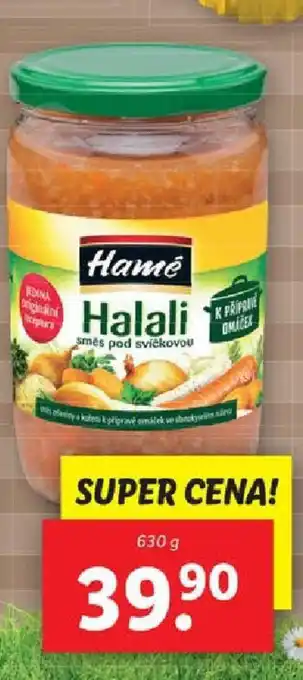 Lidl HAMÉ HALALI nabídka