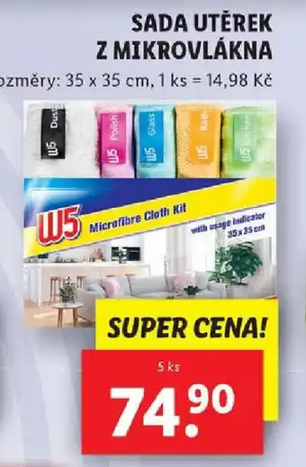 Lidl SADA UTĔREK Z MIKROVLÁKNA nabídka