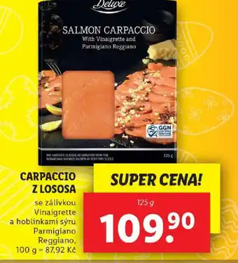 Lidl CARPACCIO Z LOSOSA nabídka