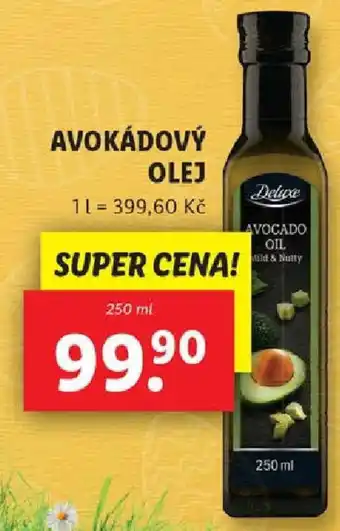 Lidl AVOKÁDOVÝ OLEJ nabídka