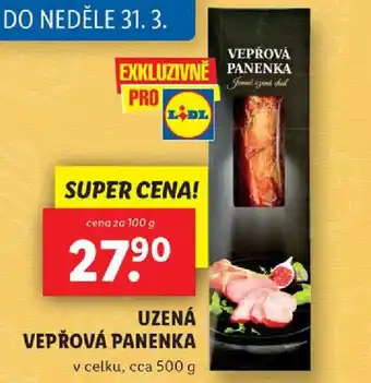 Lidl UZENÁ VEPŘOVÁ PANENKA nabídka