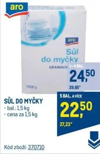 Makro SŮL DO MYČKY nabídka