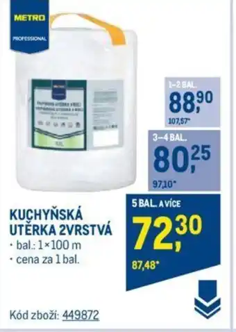 Makro KUCHYŇSKÁ UTERKA 2VRSTVA nabídka