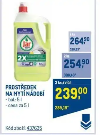 Makro PROSTŘEDEK NA MYTÍ NÁDOBÍ nabídka