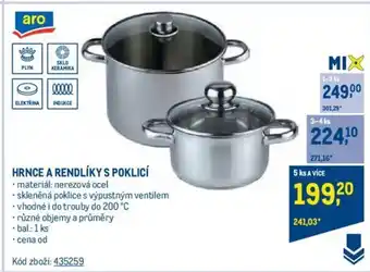 Makro HRNCE A RENDLÍKY S POKLICÍ nabídka