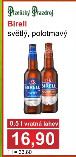 PLUS JIP Birell světlý, polotmavý 0.5L nabídka