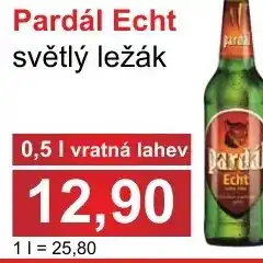 PLUS JIP Pardál Echt světlý ležák 0.5L nabídka