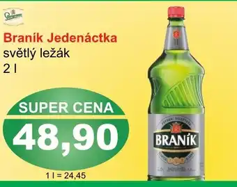 PLUS JIP Braník Jedenáctka světlý ležák 2L nabídka