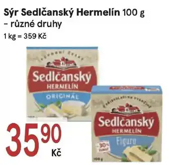 Žabka Sýr Sedlčanský Hermelín 100 g nabídka