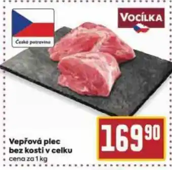 Billa Vepřová plec bez kosti v celku nabídka