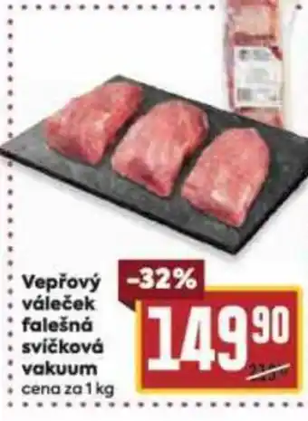 Billa Vepřový váleček falešná svičková vakuum nabídka