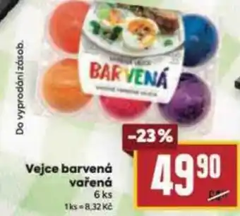Billa Vejce barvená vařená nabídka