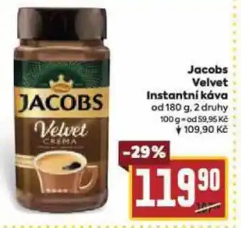 Billa Jacobs Velvet Instantni κάνα nabídka