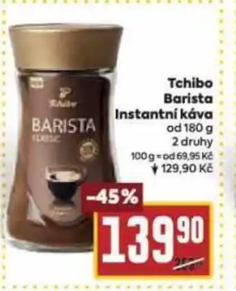 Billa Tchibo Barista Instantní káva nabídka