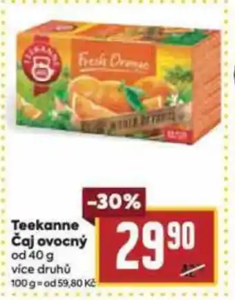 Billa Teekanne Čaj ovocný nabídka