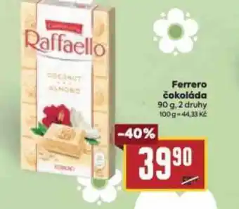 Billa Ferrero čokoláda nabídka