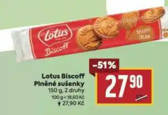 Billa Lotus Biscoff Plněné sušenky nabídka
