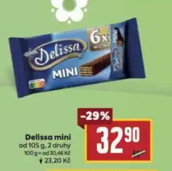Billa Delissa mini nabídka