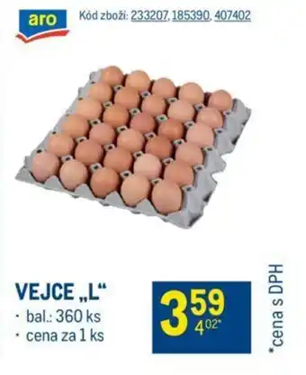 Makro VEJCE „L nabídka