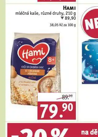 Rossmann Hami mléčná kaše nabídka